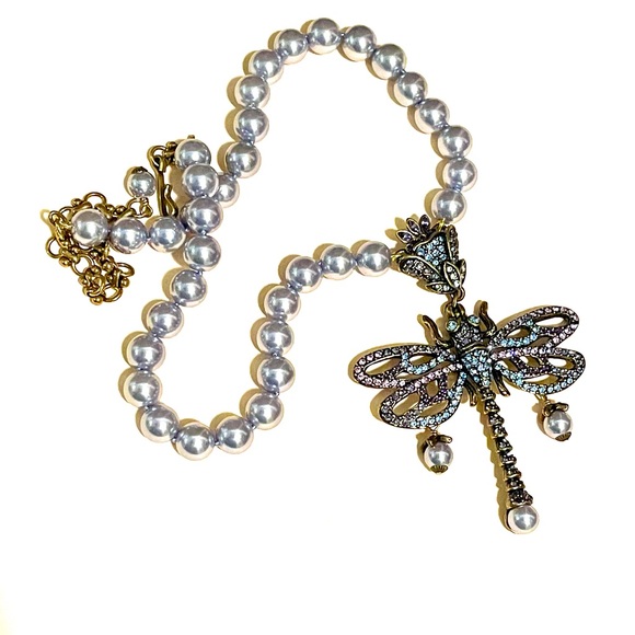 Retired Heidi Daus Dragonfly Necklace